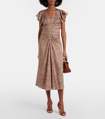 Suede and leather slingback sandals | Gianvito Rossi