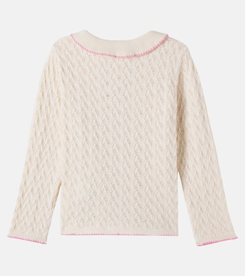 Cardigan Rosier en coton, laine et cachemire | Konges Sløjd