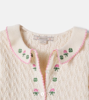 Cardigan Rosier en coton, laine et cachemire | Konges Sløjd