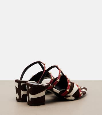 Pumps Rockstud in cavallino e pelle | Valentino Garavani