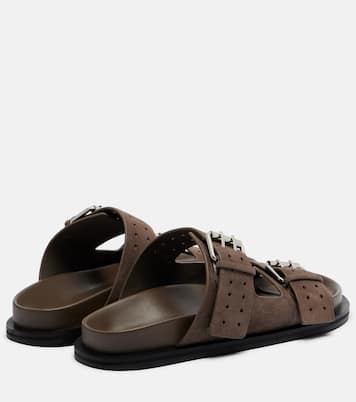 Leon suede slides | A.Emery