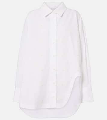 Chemise en coton mélangé à broderie | The Attico