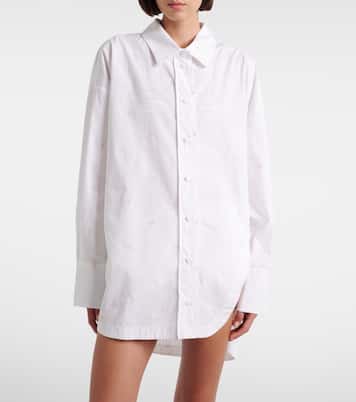 Chemise en coton mélangé à broderie | The Attico