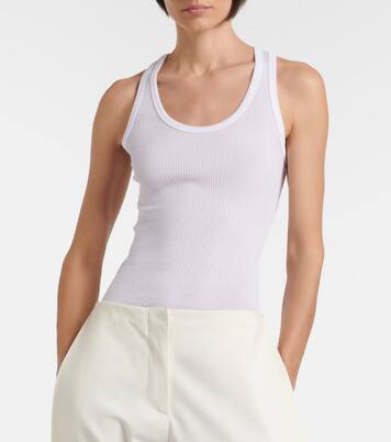 Top Cendrea in cotone a coste | The Row