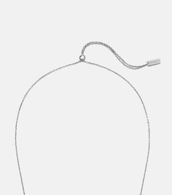 Move 10th 18kt white gold pendant necklace with diamonds | Messika