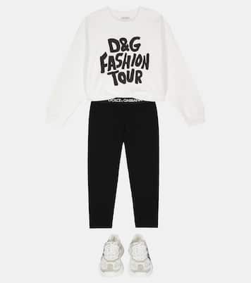 Leggings aus einem Baumwollgemisch | Dolce&Gabbana Kids