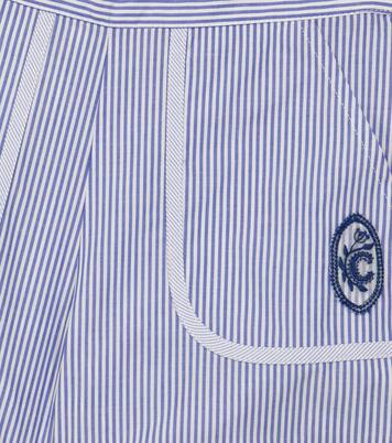Pinstriped cotton shorts | Chloé Kids