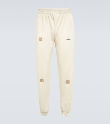Logo cotton sweatpants | Adish