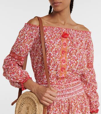 Nana floral off-shoulder top | Poupette St Barth