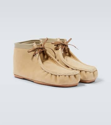 Suede mocassins | Auralee