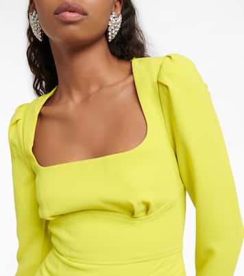 Robe midi en crêpe | Self-Portrait