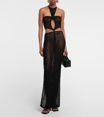 Maxikleid aus einem Baumwollgemisch | Aya Muse