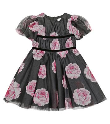 Floral tulle dress | Monnalisa