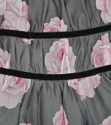 Floral tulle dress | Monnalisa