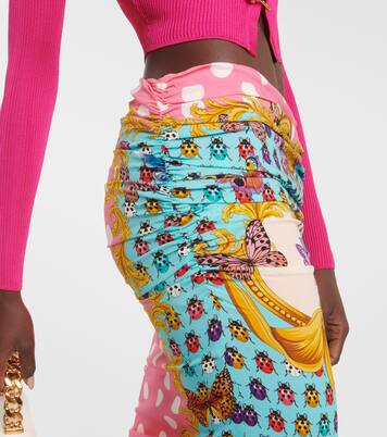 Bedruckter Midirock | Versace