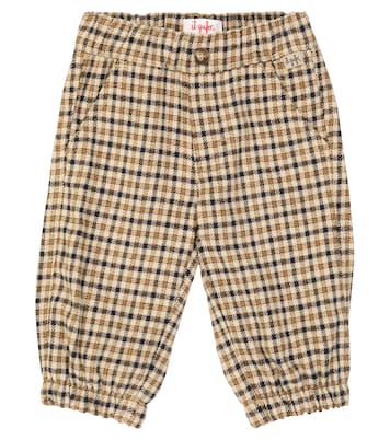 Baby checked cotton-blend pants | Il Gufo