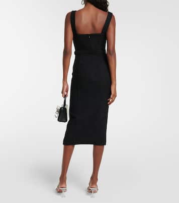 Midikleid aus Bouclé | Self-Portrait