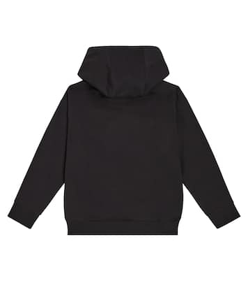 Printed cotton jersey hoodie | Versace Kids