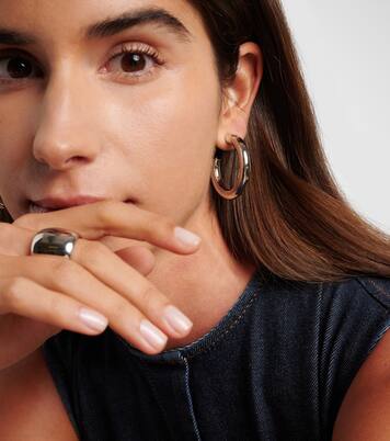 Samira Mini 14kt gold-plated hoop earrings | Jennifer Fisher