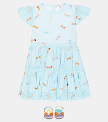 Robe brodée à nœud | Stella McCartney Kids
