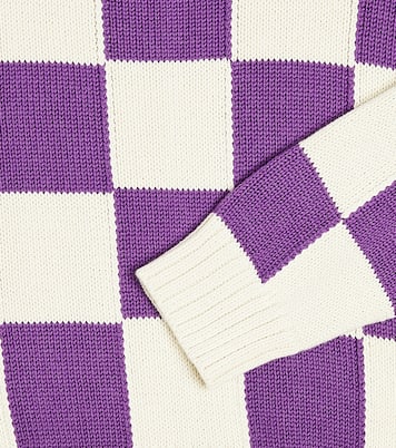 Gertina checked cotton sweater | Molo