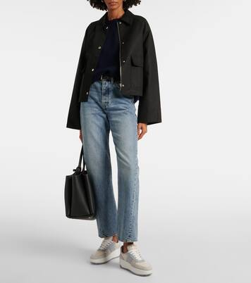 Plateau-Sneakers aus Leder und Veloursleder | Tod's