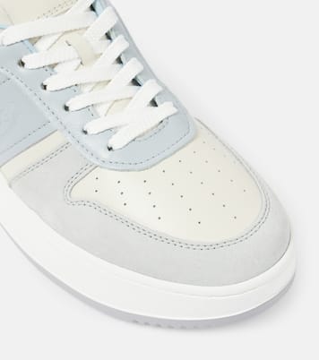 Plateau-Sneakers aus Leder und Veloursleder | Tod's