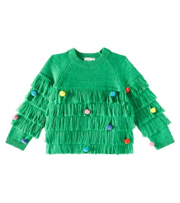 Fringed sweater | Stella McCartney Kids