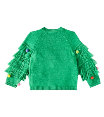 Fringed sweater | Stella McCartney Kids