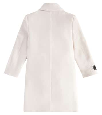 Wool and cashmere coat | Balmain Kids