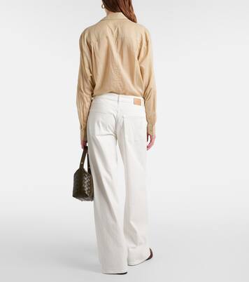 High-Rise Wide-Leg Jeans Maxi Relax | AG Jeans