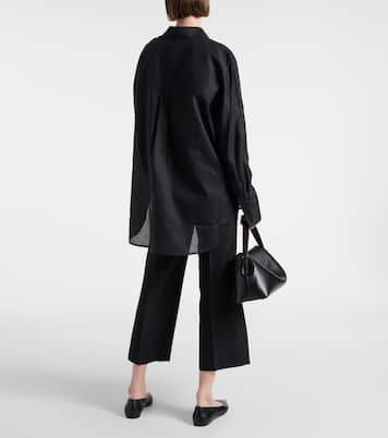 Oversize-Hemd aus einem Baumwollgemisch | Toteme