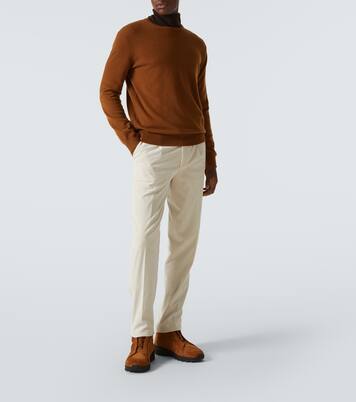 Triple Stitch Vetta suede sneakers | Zegna