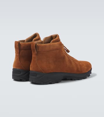 Triple Stitch Vetta suede sneakers | Zegna