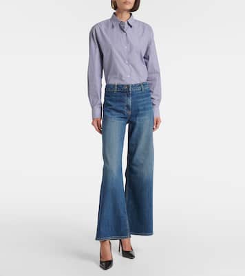 Mid-Rise Wide-Leg Jeans Megan | Nili Lotan