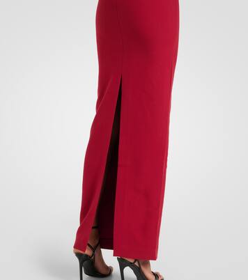 Robe longue en crêpe | Roland Mouret