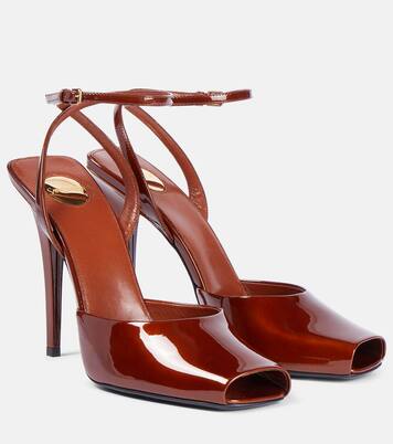 La Scandale 110 patent leather sandals | Saint Laurent