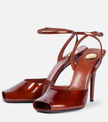 La Scandale 110 patent leather sandals | Saint Laurent