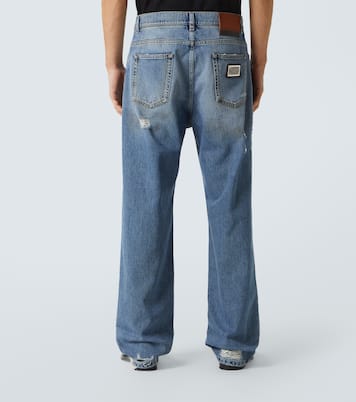 Distressed wide-leg jeans | Dolce&Gabbana