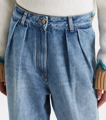 Sunny Crochet wide-leg jeans  | Alanui