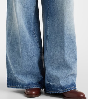 Sunny Crochet wide-leg jeans  | Alanui