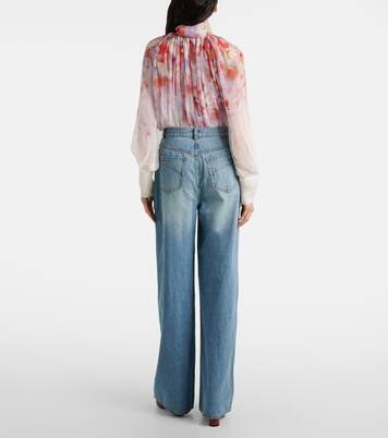 Crush wide-leg jeans | Zimmermann