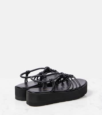 Plateausandalen Hebe aus Leder | Gianvito Rossi