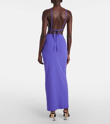 Abito lungo con cut-out | Christopher Esber