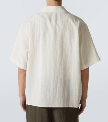 Reflection embroidered bowling shirt | Commas