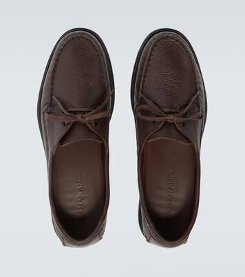 Segelschuhe City Moc aus Leder | Saman Amel