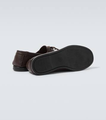 Segelschuhe City Moc aus Leder | Saman Amel