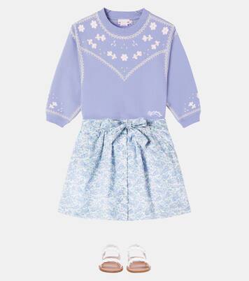 Dolores cotton sweatshirt | Bonpoint