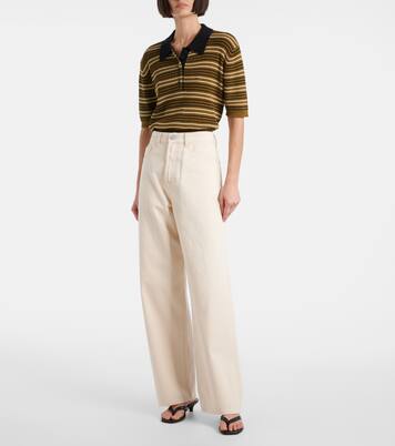 High-rise wide-leg jeans | Róhe