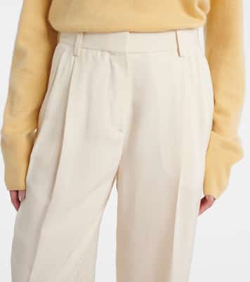 Gerade High-Rise-Hose | Toteme